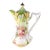 Late 18th Century Unmarked Floral Chocolate Pot With Dimensional Flower Details For Sale