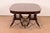 Brown Baker Furniture Style Georgian Mahogany Double Pedestal Extension Dining Table, Newly Refinished For Sale - Image 8 of 15