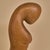 Brown Vintage Female Form Carved Wooden Sculpture For Sale - Image 8 of 10