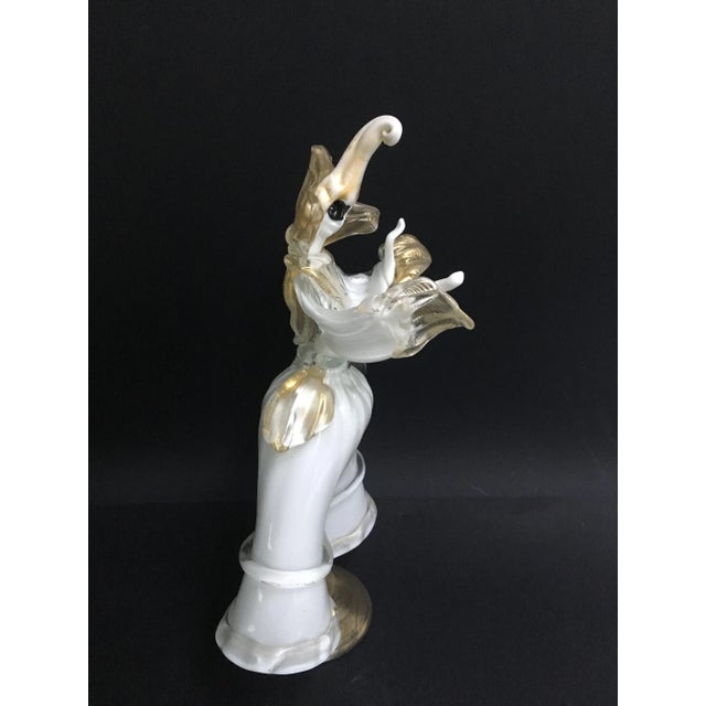 1950s Masked Dancers Statues from Cesare Toso, Set of 2 For Sale - Image 5 of 11