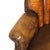 Art Deco Leather Channel-Back Club Chair, English, Ca. 1940 For Sale - Image 6 of 10