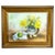 1980s Still Life With Flowers Oil Painting For Sale - Image 9 of 9