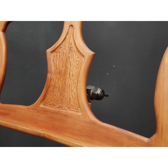 Anthroposophical Teak Music Stand, 1950s For Sale - Image 6 of 12
