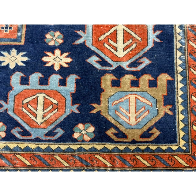 Textile 6ft 6in × 9ft 1in Persain Hand-Knotted Wool Tribal Area Rug For Sale - Image 7 of 12