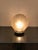 French Art Deco Round Geometric Table Lamp by Sabino For Sale - Image 10 of 13