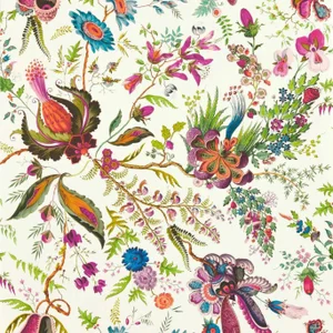 Harlequin Wonderland Floral Wallpaper in Spinel/Peridot/Pearl - a Sample