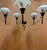 1950s Vintage French Chandelier in Brass, 1950s For Sale - Image 5 of 11