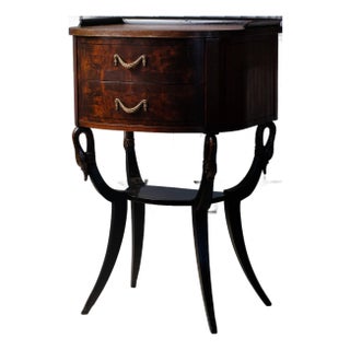 Antique Mahogany Side Table For Sale