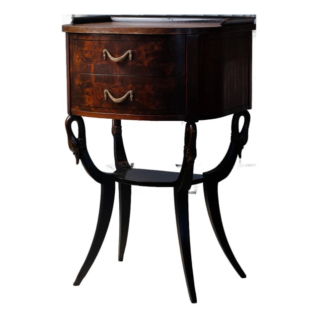 Antique Mahogany Side Table For Sale