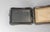 Mid-Century Vintage Blue and Cream Guilloche Enamel Makeup Compact For Sale - Image 9 of 9