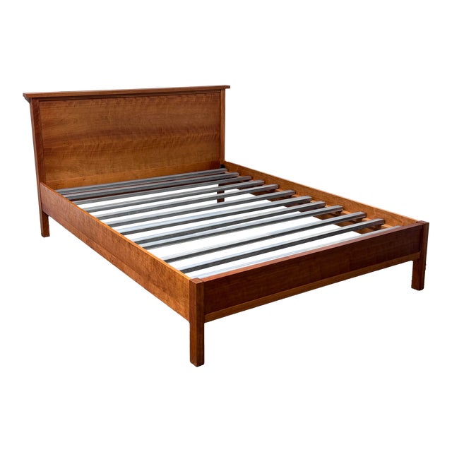 Queen Size Room & Board Cherrywood Platform Bed Frame Chairish