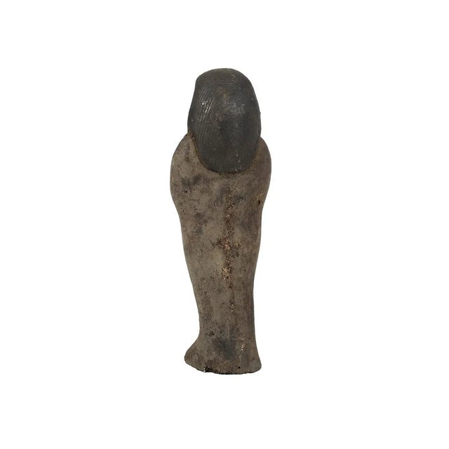 Stone Antique Egyptian Carved Stone Pharaoh Figurine For Sale - Image 7 of 9