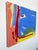 Summer Horizon is a contemporary abstract landscape painting that uses acrylic paint to stain the canvas and form large...