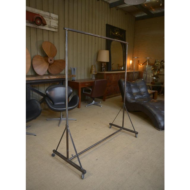 Black Metal Shopping Rack, 1950s For Sale - Image 8 of 11