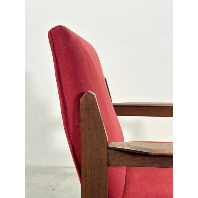 Vintage Teak Chairs and Stool, 1960s, Set of 3 For Sale - Image 16 of 18