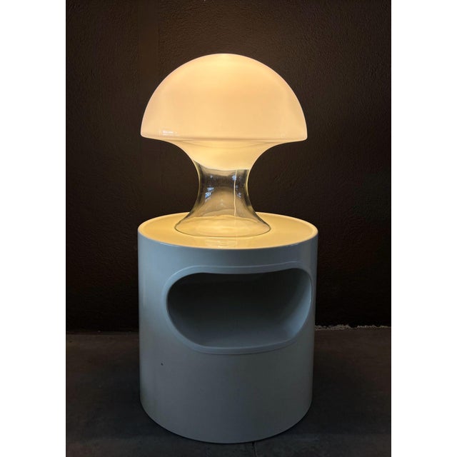 Glass L-249 Table Lamps by Enrico Capuzzo for Vistosi, 1960s, Set of 2 For Sale - Image 7 of 8