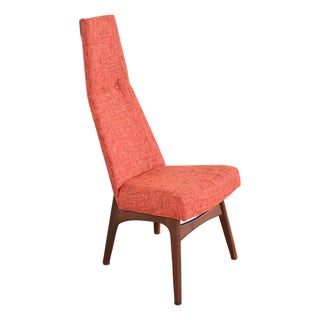 Adrian Pearsall for Craft Associates High Back Side Chair or Lounge Chair, 1960s For Sale