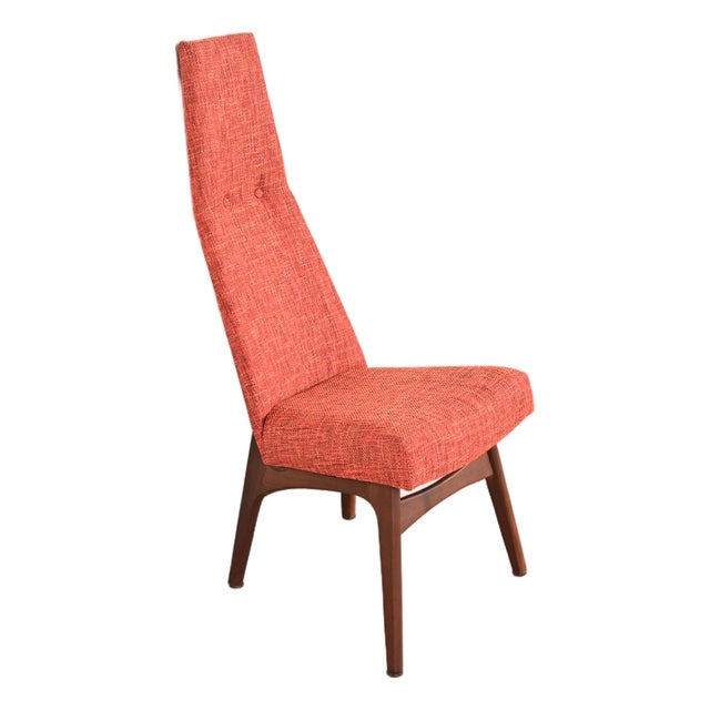 Adrian Pearsall for Craft Associates High Back Side Chair or Lounge Chair, 1960s For Sale