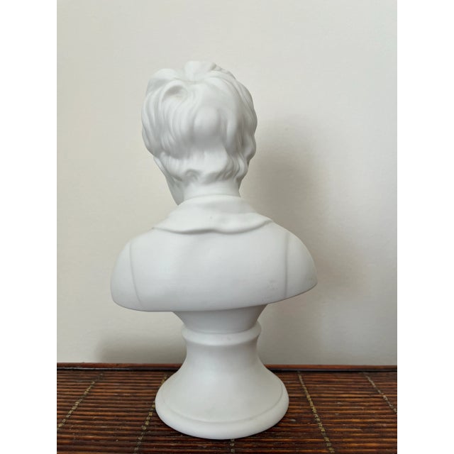 Mid 20th Century Mid-Century French Bisque Bust of a Young Child For Sale - Image 5 of 9
