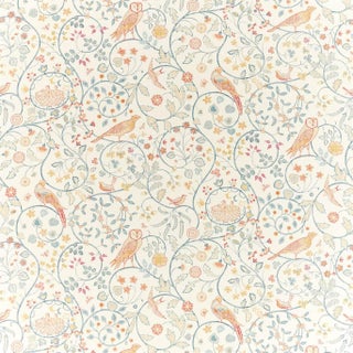 Morris & Co Newill Fabric in Teal For Sale