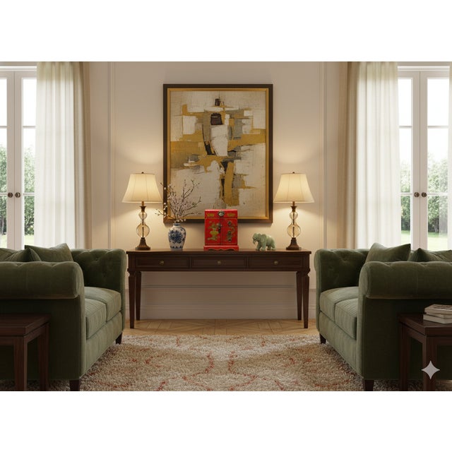 Chinese Oriental Red Dragon Phoenix Mirror Rectangular Jewelry Box For Sale In San Francisco - Image 6 of 11