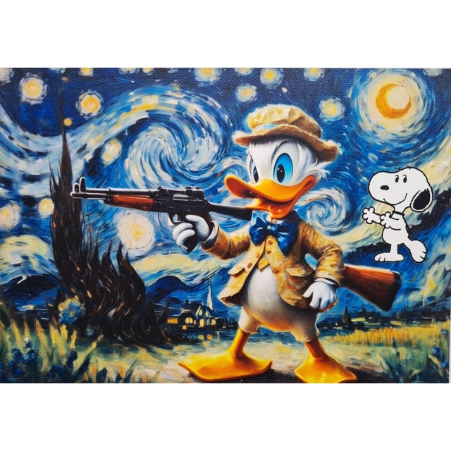 Death Nyc -Donald Duck - Limited Edition With Certificate For Sale - Image 4 of 11
