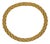 Roberto Coin Appassionata Solid 18k Yellow Gold Woven Collar Necklace – 77 Grams For Sale