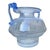 Murano Scavo Glass Amphora Vase With Cobalt Blue Handles For Sale - Image 10 of 17