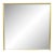 Vintage Friedman Brothers Brass Frame Modernist Modern Wall Mirror For Sale