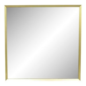 Vintage Friedman Brothers Brass Frame Modernist Modern Wall Mirror