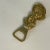 Metal 1980s Brass Western Americana Rustic Buffalo Bill Brass Bottle Opener For Sale - Image 7 of 8