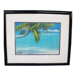 "Palms on Parade," by Dan Mackin, Limited Original Lithograph, Numbered and Signed