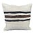 Turkish Hemp Pillow Cushion Natural Beige Black Pillow Cushion Cover 20"x20" For Sale