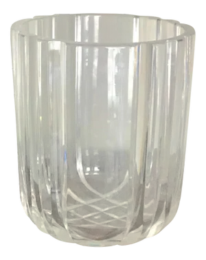 Art Deco Hand Cut Crystal Large Champagne Bucket