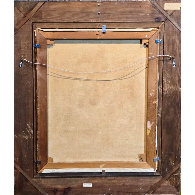 François Gall -Bouquet of Flower & a Fruits Bowl -1930s Still Life Oil Painting For Sale - Image 10 of 10