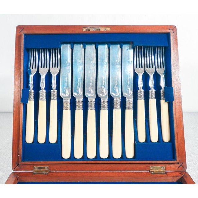 Victorian Sheffield Dessert Service, Set of 24 For Sale - Image 3 of 18