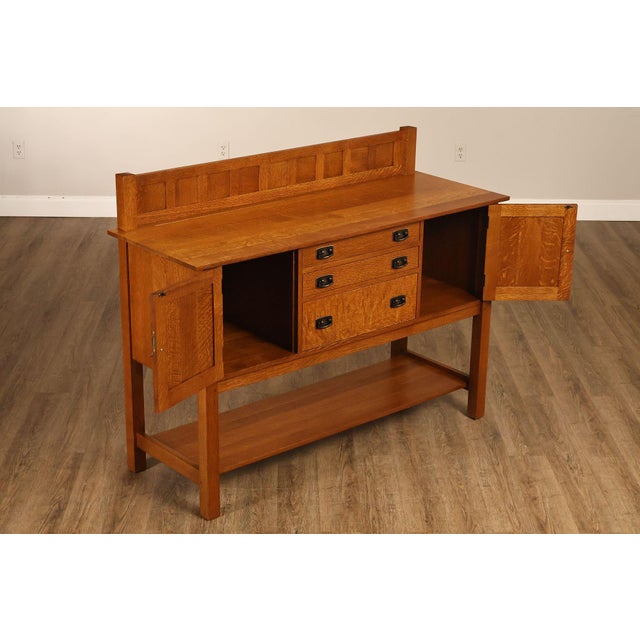 Stickley Stickley Mission Collection Oak Sideboard For Sale - Image 4 of 18