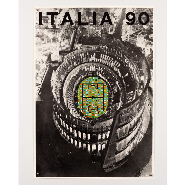 FIFA World Cup Italia Poster by Alberto Burri, 1990 For Sale - Image 3 of 9