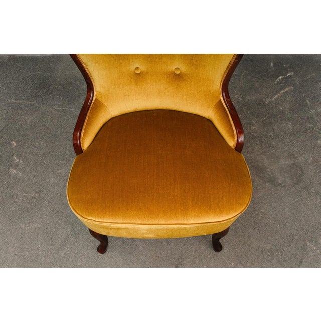 Mid-Century Armchairs in Yellow, Mid-20th Century, Set of 2 For Sale - Image 15 of 18