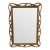 Italian Faux Bois Wall Mirror With Carved Wood Frame, Rustic Style For Sale