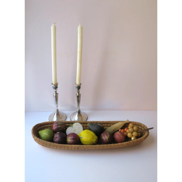 Traditional European Continental Silver Candlesticks Holders, Pair For Sale - Image 3 of 12