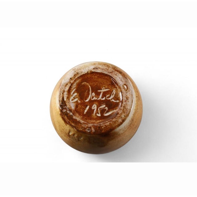 Set of six mugs/tumblers by the Hungarian-American studio ceramic artist Eugene Deutch/Deutsch (1904-1959). Each mug is...