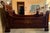 Brown 19th Century Italian Carved Inlaid Mahogany Burl Full Bed For Sale - Image 8 of 18