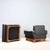 Armchairs in Wood and Leather Upholstery, 1970s For Sale - Image 10 of 11