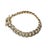 Contemporary Late 20th Century 14k Yellow Gold and Diamond Heavy Curb Link Bracelet For Sale - Image 3 of 9