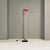 Italian Modern Metal Structure and Magenta Conical Diffuser Floor Lamp, 1980s For Sale - Image 10 of 12