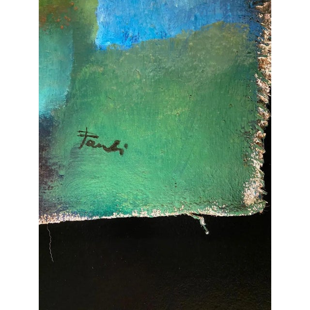 Textile Gilbert Pauli, Perpétuer, Oil on Burlap, 2003 For Sale - Image 7 of 10