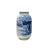 1970s Chinese Blue White Handpaint San Yang Kai Tai Scenery Porcelain Vase For Sale - Image 5 of 14