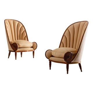 Nautilus Armchairs by Paul Iribe, 1970, Set of 2 For Sale