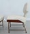 Slipper Chairs and Ottoman in Walnut and Bouclé by Renzo Zavanella, 1950, Set of 3 For Sale - Image 17 of 18